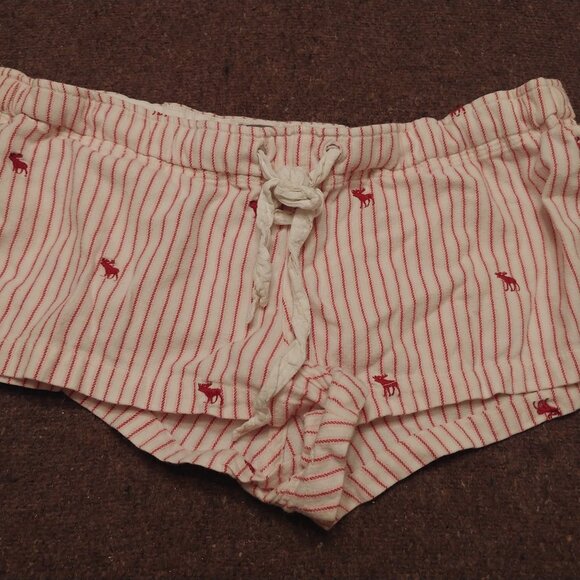 Vintage Abercrombie & Fitch short sleep shorts size L - Picture 7 of 8
